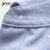 丹杰仕 2016夏季纯色男士短袖衬衫修身休闲大码衬衣青年男DJ46025(湖蓝色)第5张高清大图
