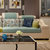 客厅家具可拆洗大小户型皮布沙发简约现代转角布艺沙发组合(珠光皮天蓝棉麻 单+双+左贵妃)第2张高清大图