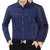 长袖衬衫2016冬装新款男装棉加厚寸衫保暖加绒免烫衬衣XYD1855/1863(蓝色)第5张高清大图