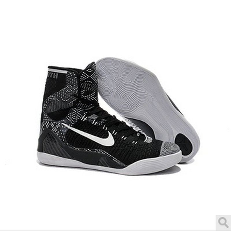 专柜 耐克nike kobe ix kb9科比9代高帮 zk9精英黑曼巴篮球鞋(黑人月