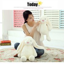 可爱创意玩具 兔子公仔玩具 安抚兔布娃娃(米白色 90厘米)