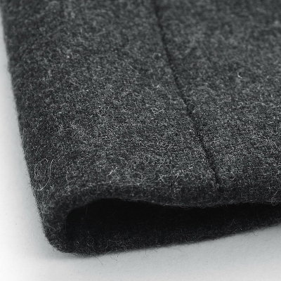 青年男士中长款加厚加绒羊绒毛呢子大衣2015秋冬季羊毛毛领外套男c