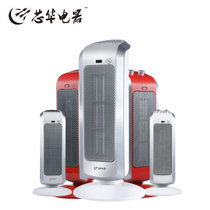 芯华 HC-T51MA家用安全耐火 遥控静音卧室客厅办公室PTC塔式陶瓷暖风机电暖器暖炉(白色（机械款）)